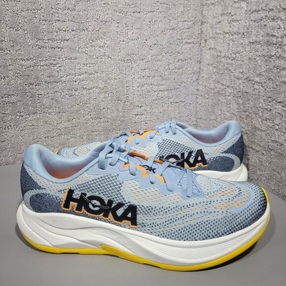 Hoka One One Rincon 4 Mens Size US 10D Drizzle / Nautical Dusk Athletic Sneakers - Picture 10 of 12